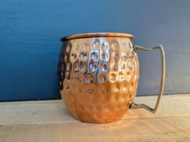 Hand hammered Pure Copper Mug