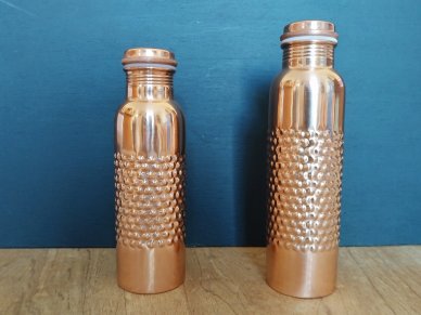 Studded Pure Copper Water Bottle