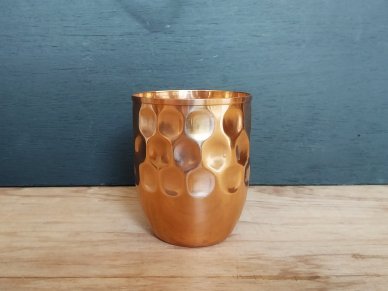 Indented Copper Cup