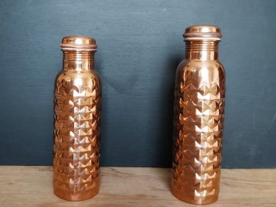 Diamond Pure Copper Water Bottle